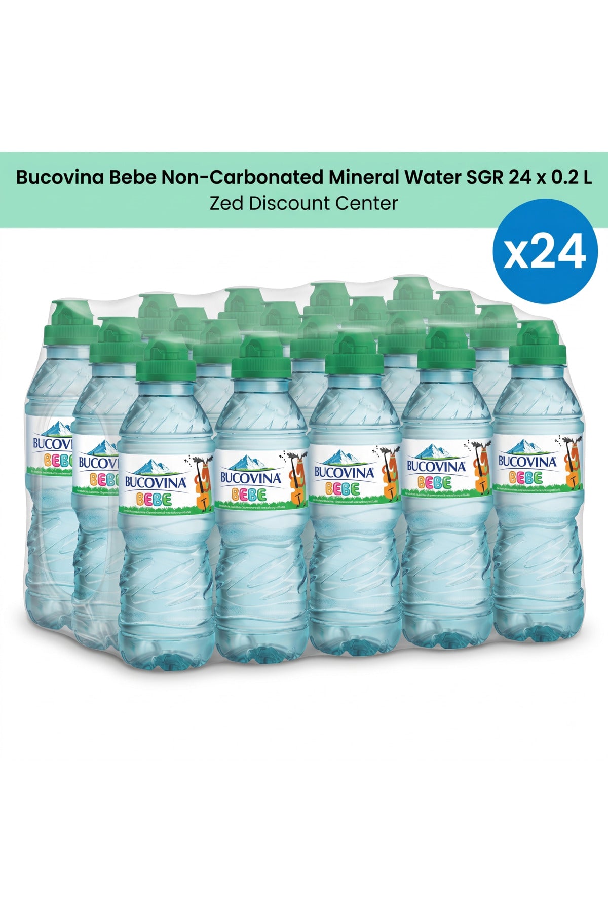 Bebe Non-Carbonated Mineral Water SGR 24 x 0.2 L