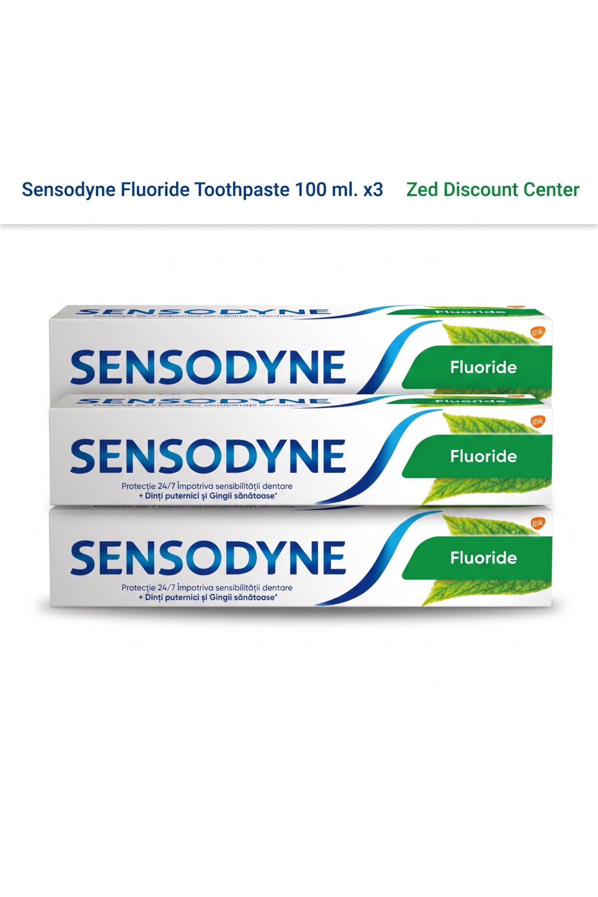 Fluoride Toothpaste 100 ml. x3
