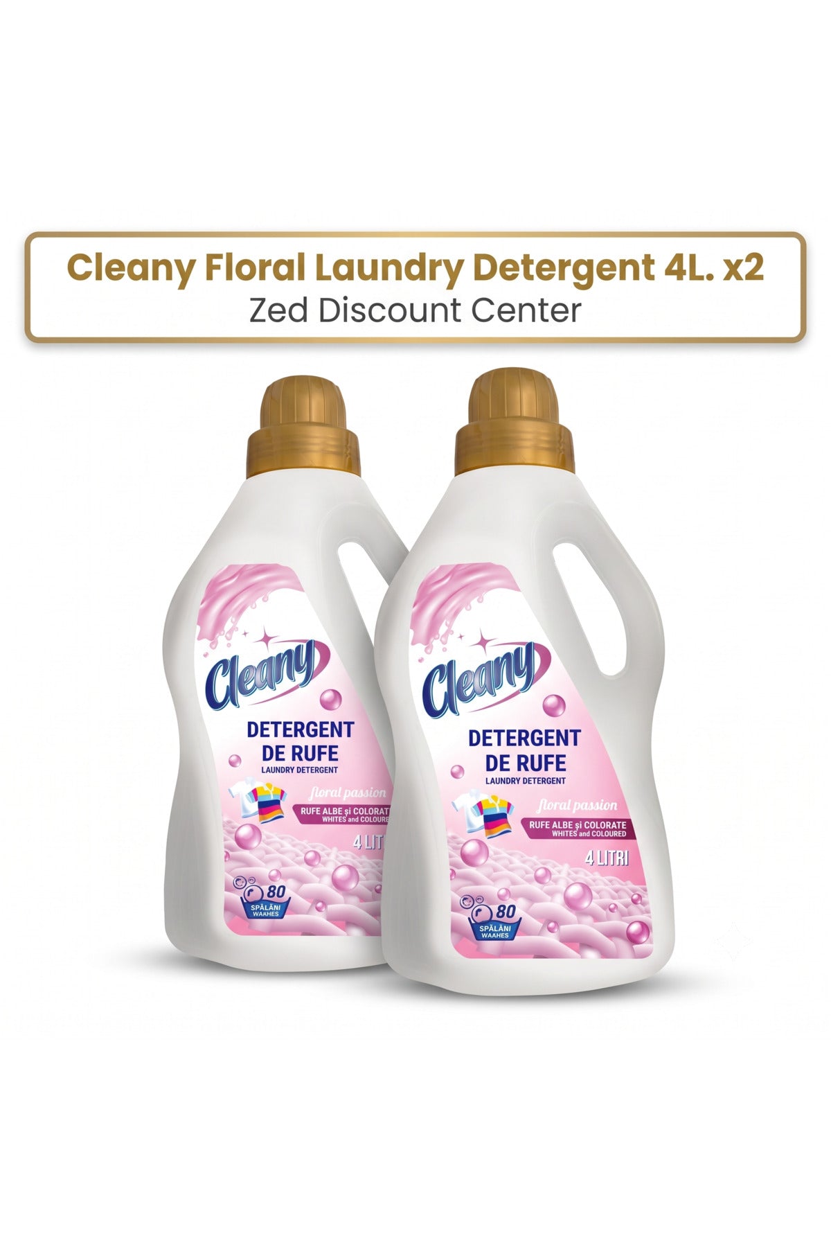 Floral Laundry Detergent (Liquid) 4L. x2