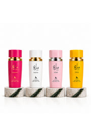Set of 4 Arabic Women's Perfumes Sara Pink, Sara White, Sara Candy & Sara Two