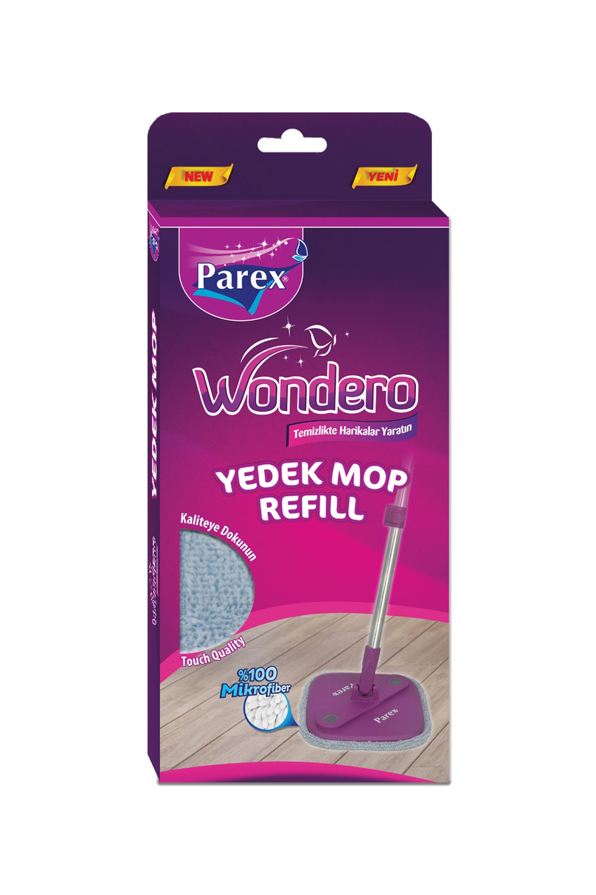 Wondero Otomatik Temizlik Seti +3 Adet Yedek Mop