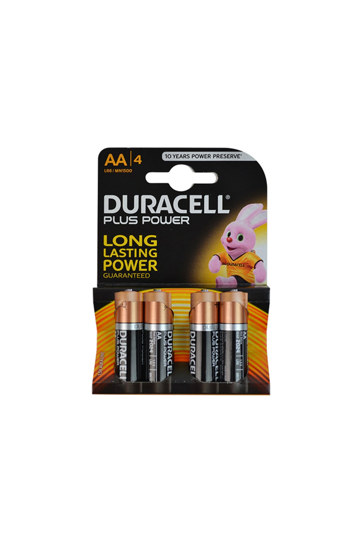 Top Bottom Set of 4 AA LR6 batteries