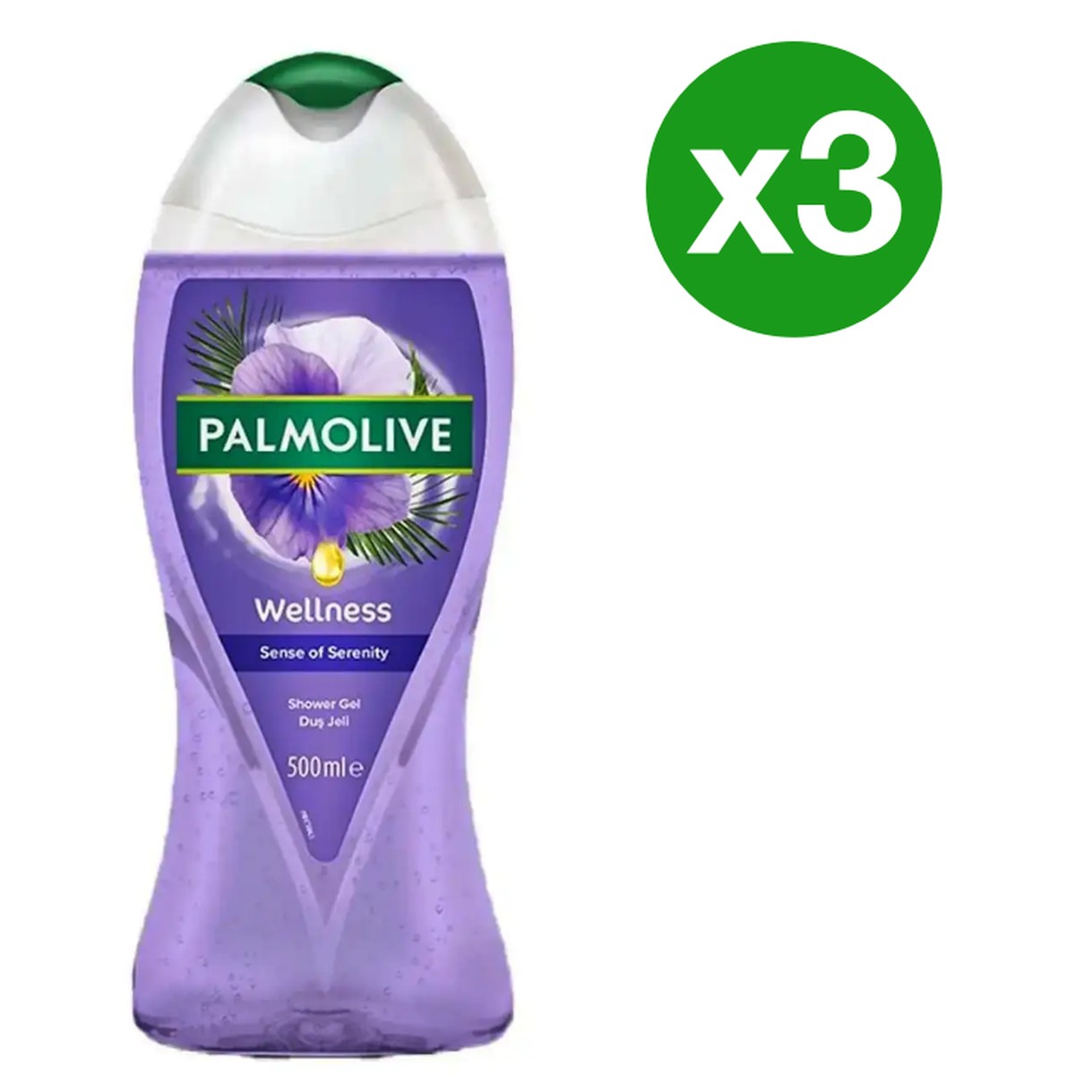 Palmolive Shower Gel Wellness Sense Of Serenity 500 ml x 3