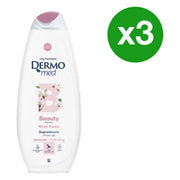 Dermomed White Flower Moisturizing Shower Gel 650ml x 3