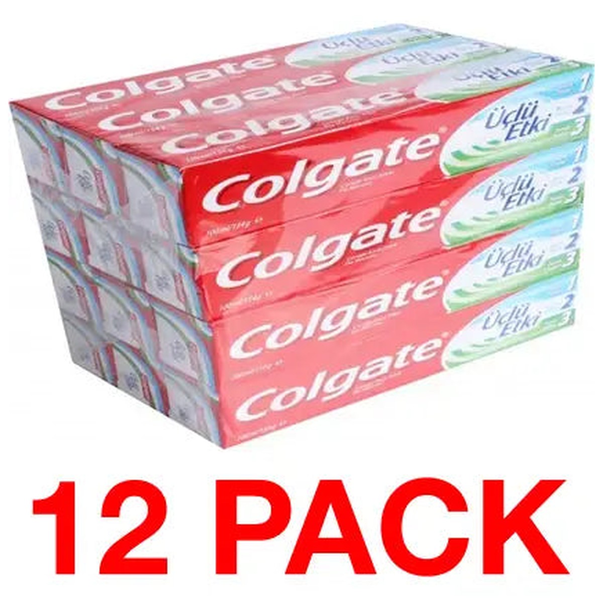 Colgate Triple Action Toothpaste- 12 x 100 ml-  ECONOMY PACK