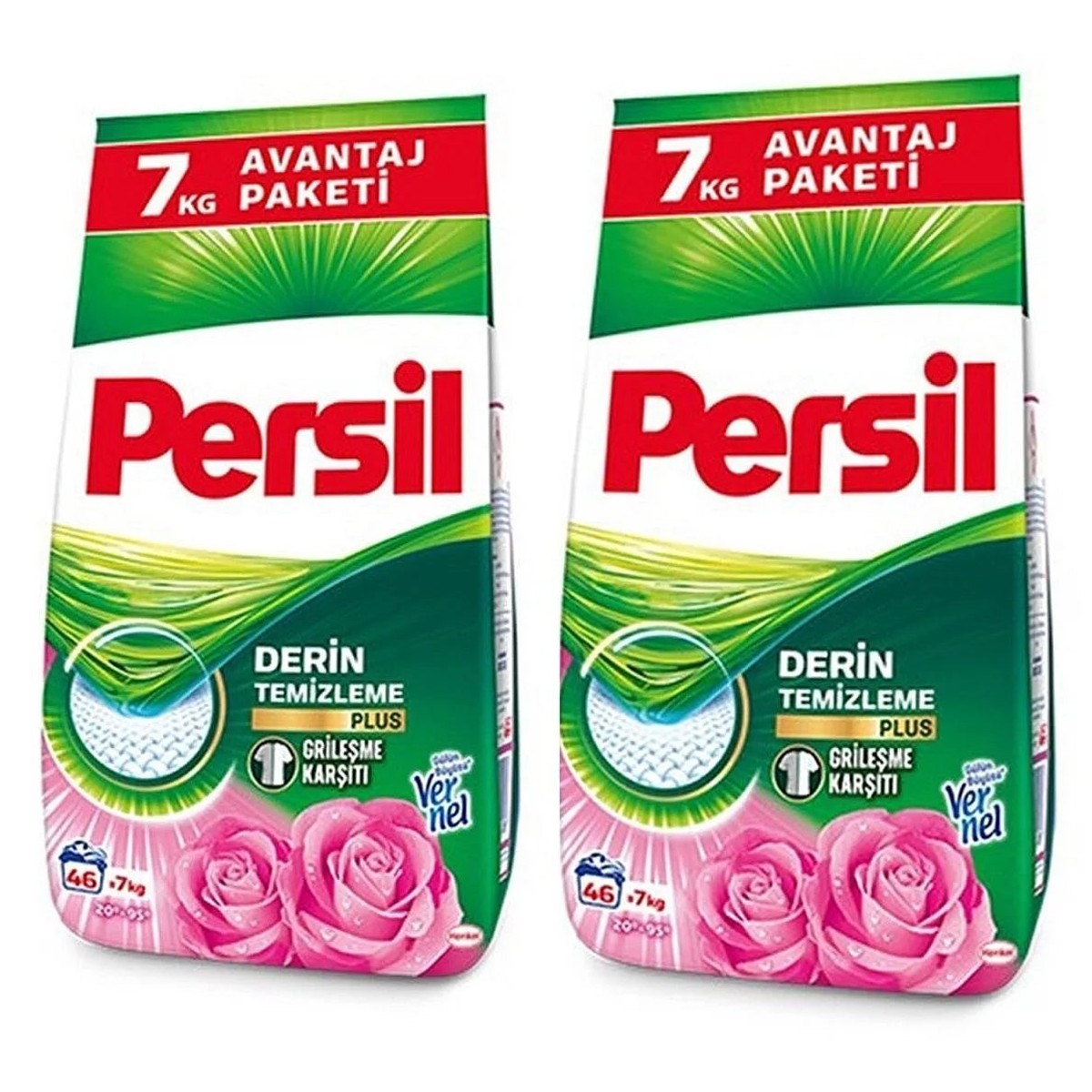 Persil Matik Powder Laundry Detergent 'Rose's Magic' for Colors 2 x 7 kg