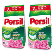 Persil Matik Powder Laundry Detergent 'Rose's Magic' for Colors 2 x 7 kg