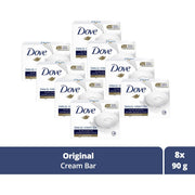 Beauty Cream Bar Solid Beauty Soap Original Moisturizing Effect 90 g X8 Pieces
