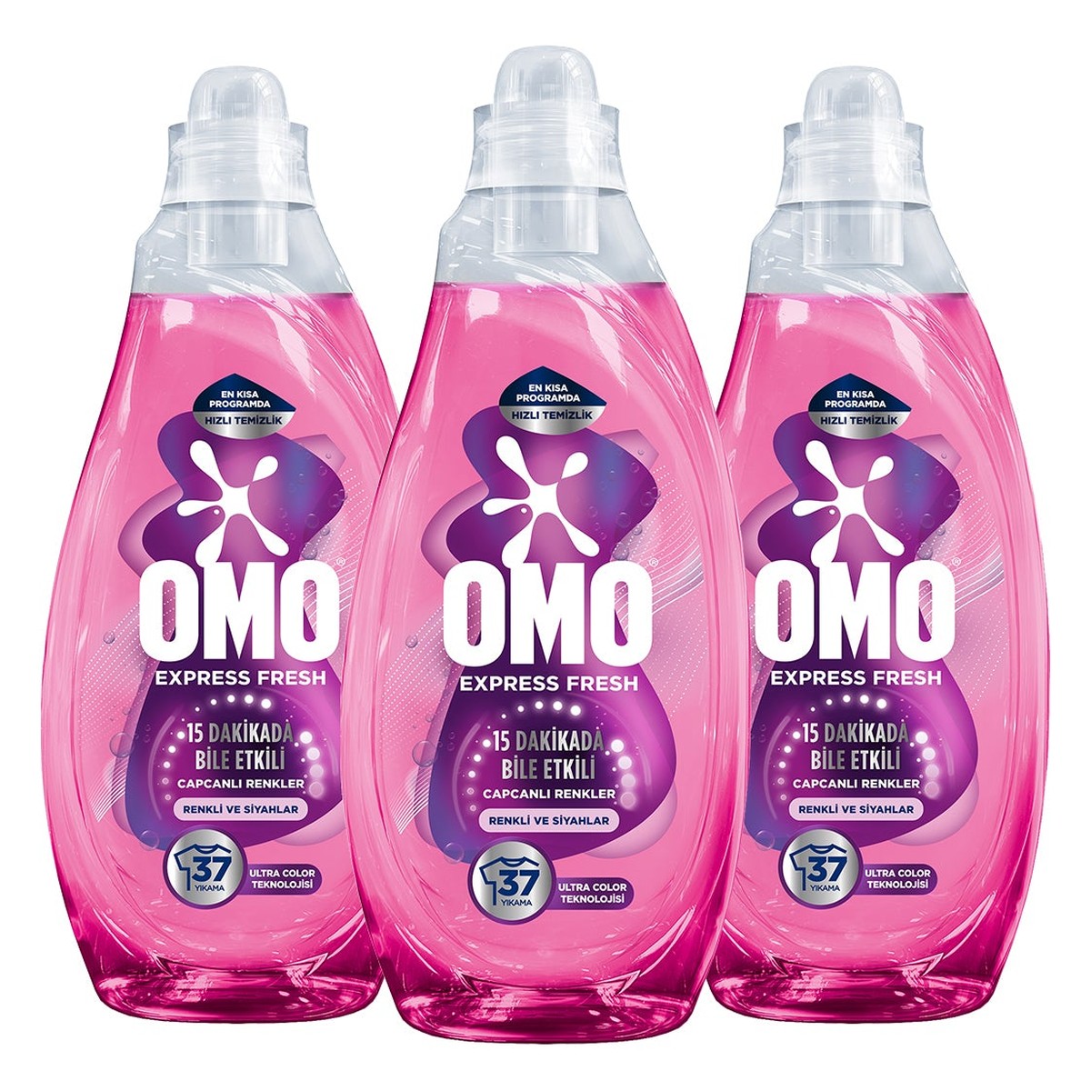 Express Fresh Vibrant Colors Colored and Blacks Liquid Laundry Detergent 1480 ml X3