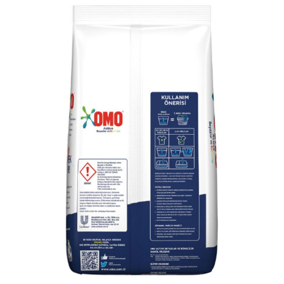 Powder laundry detergent active whites and colors 10 kg