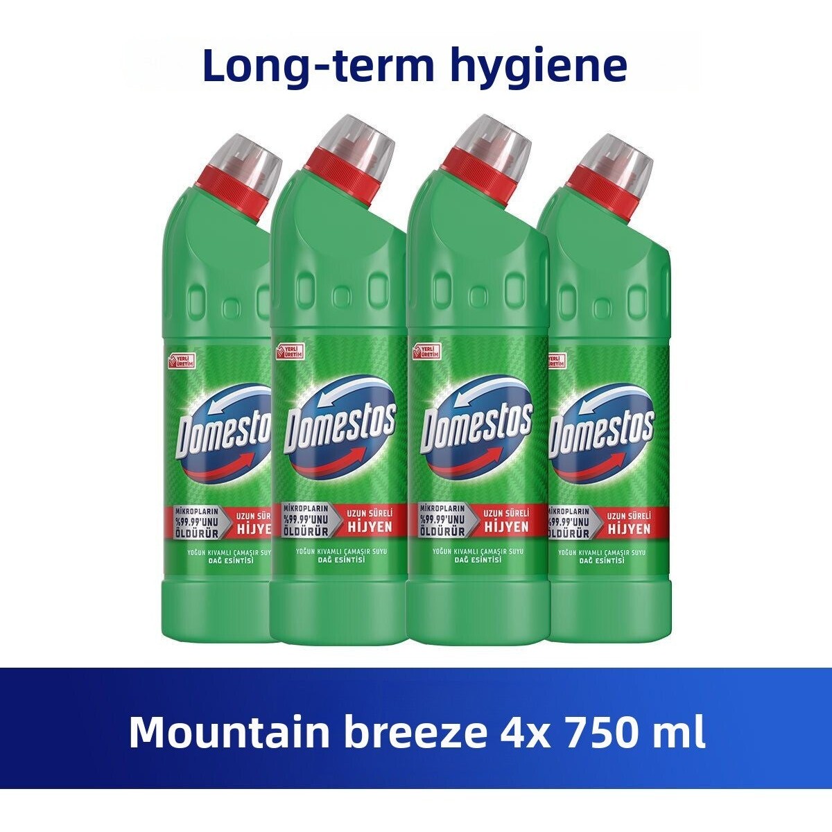 Bleach Intense Consistency Maximum Hygiene Mountain Breeze 750 ml X4 Pieces