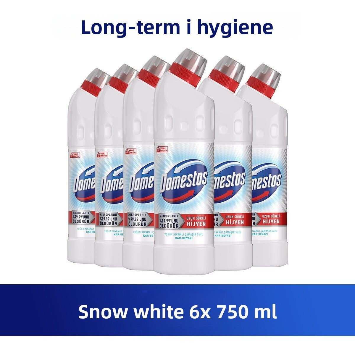 Intense Consistency Bleach Snow White Maximum Hygiene 750 ml 6 Pieces