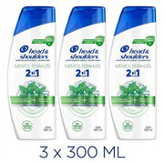 Head & Shoulders Anti-Dandruff Shampoo Menthol Freshness 3 x 300ml