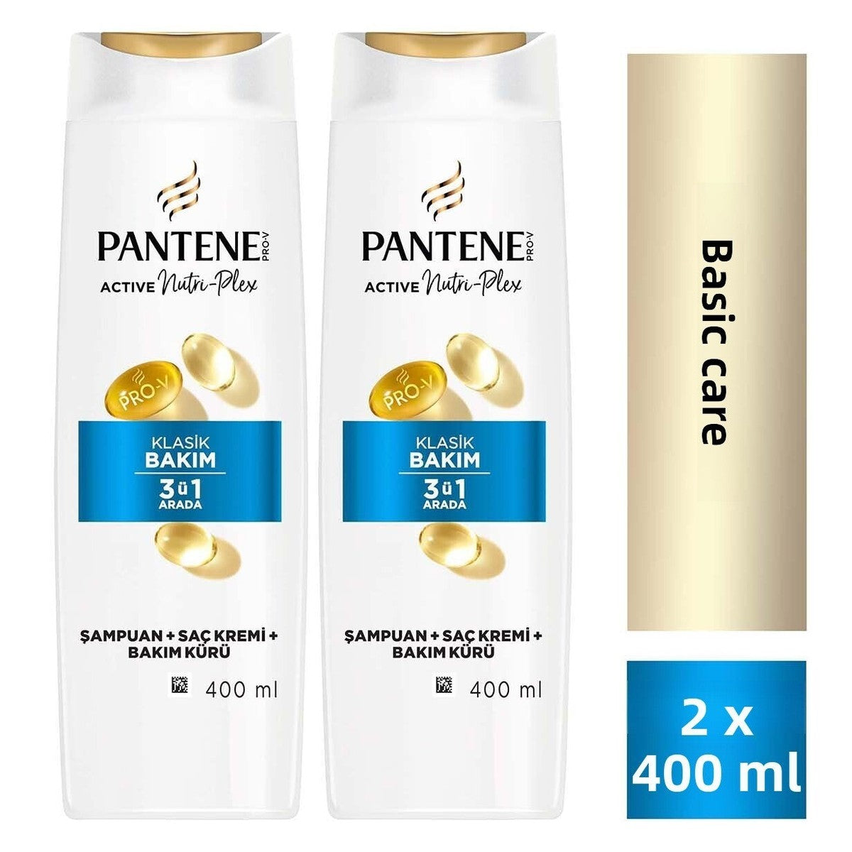 Repairing & Protective 3 in 1 Shampoo 400ml Damaged Hair X 2 Pieces