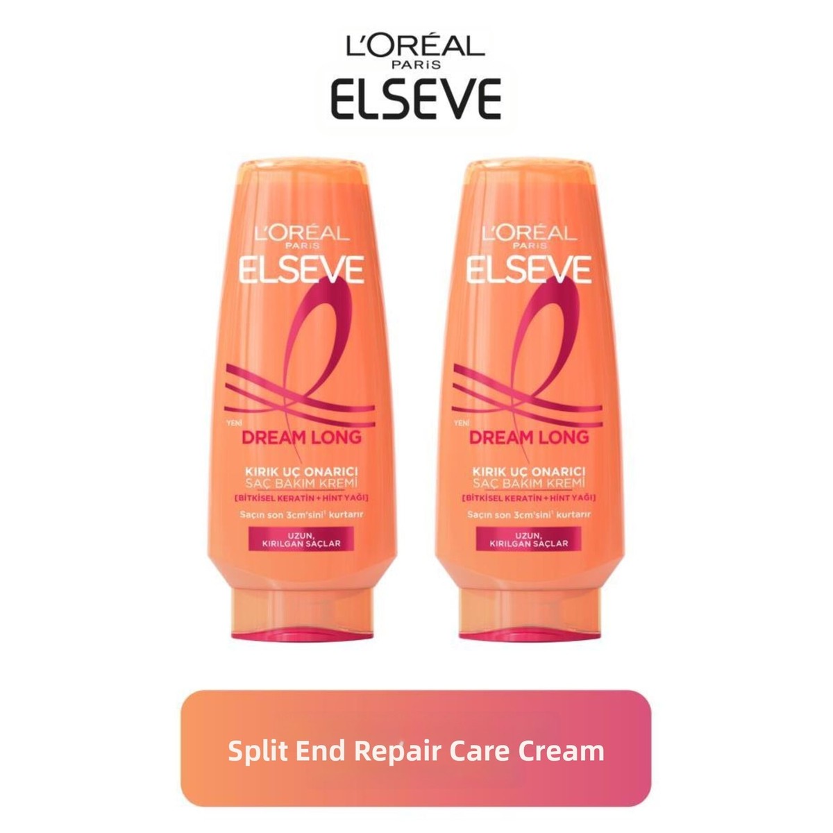 2-Pack Dream Long Easy Comb Hair Care Cream 250 ml