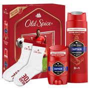 Footballer gift set: Captain deodorant stick 50 ml + Captain shower gel 250 ml + socks