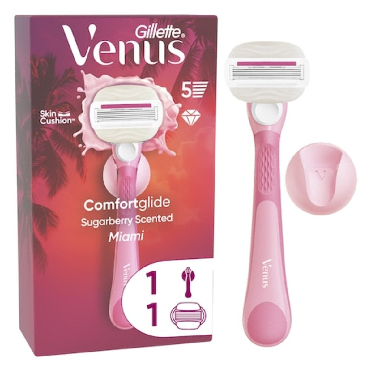 ComfortGlide Miami Sugarberry Women's Razor, 1 pc