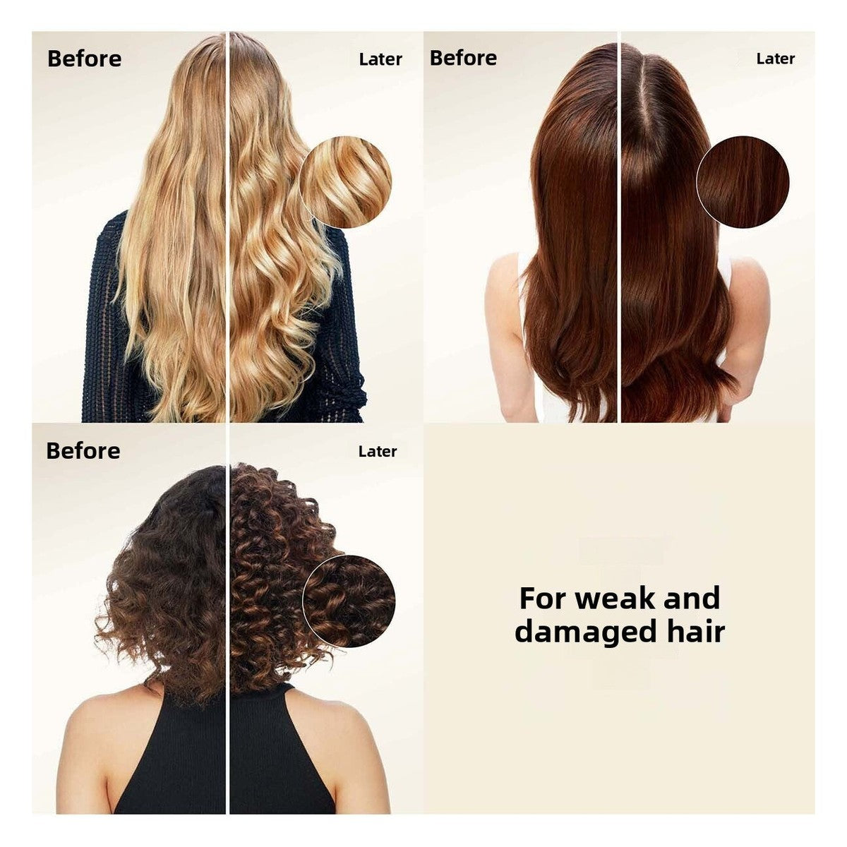 Repairing & Protective 3 in 1 Shampoo 400ml Damaged Hair X 2 Pieces