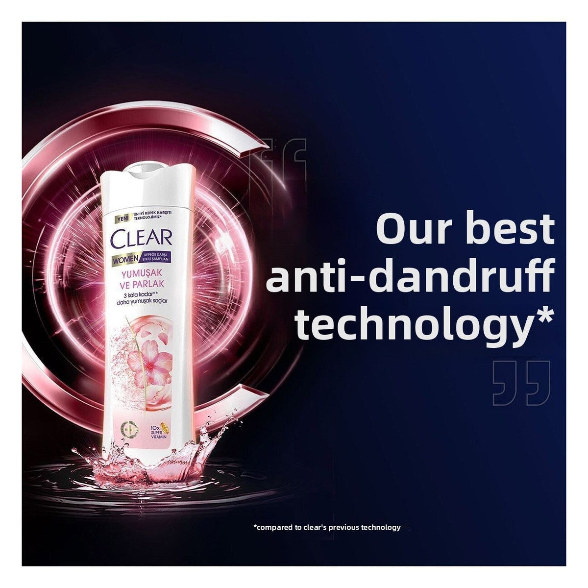 Soft and Shiny Women's Shampoo - Effective Against Dandruff, 350 ml