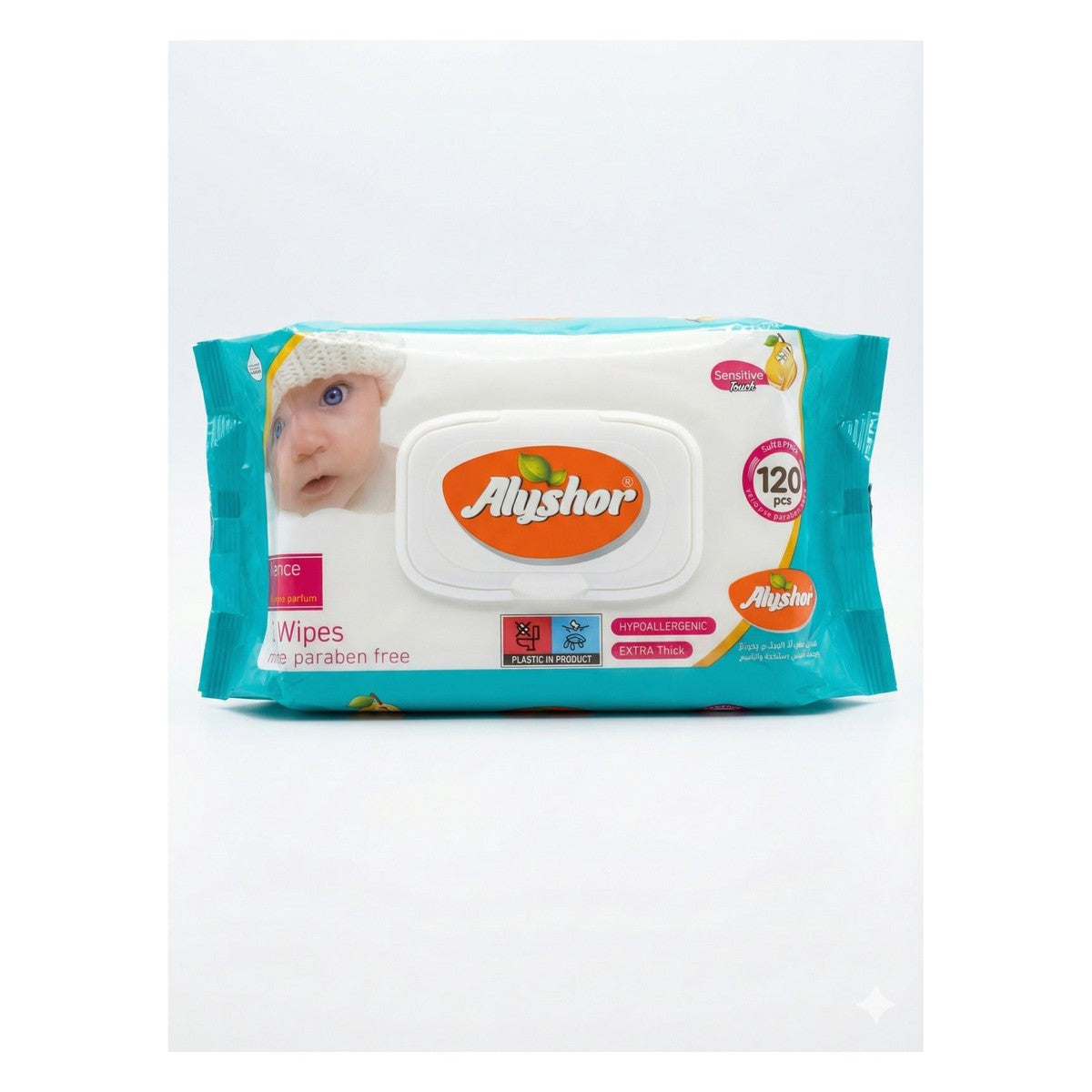 SET 12 x Baby Soft SuperSoft Wet Wipes - 120 pieces/pack