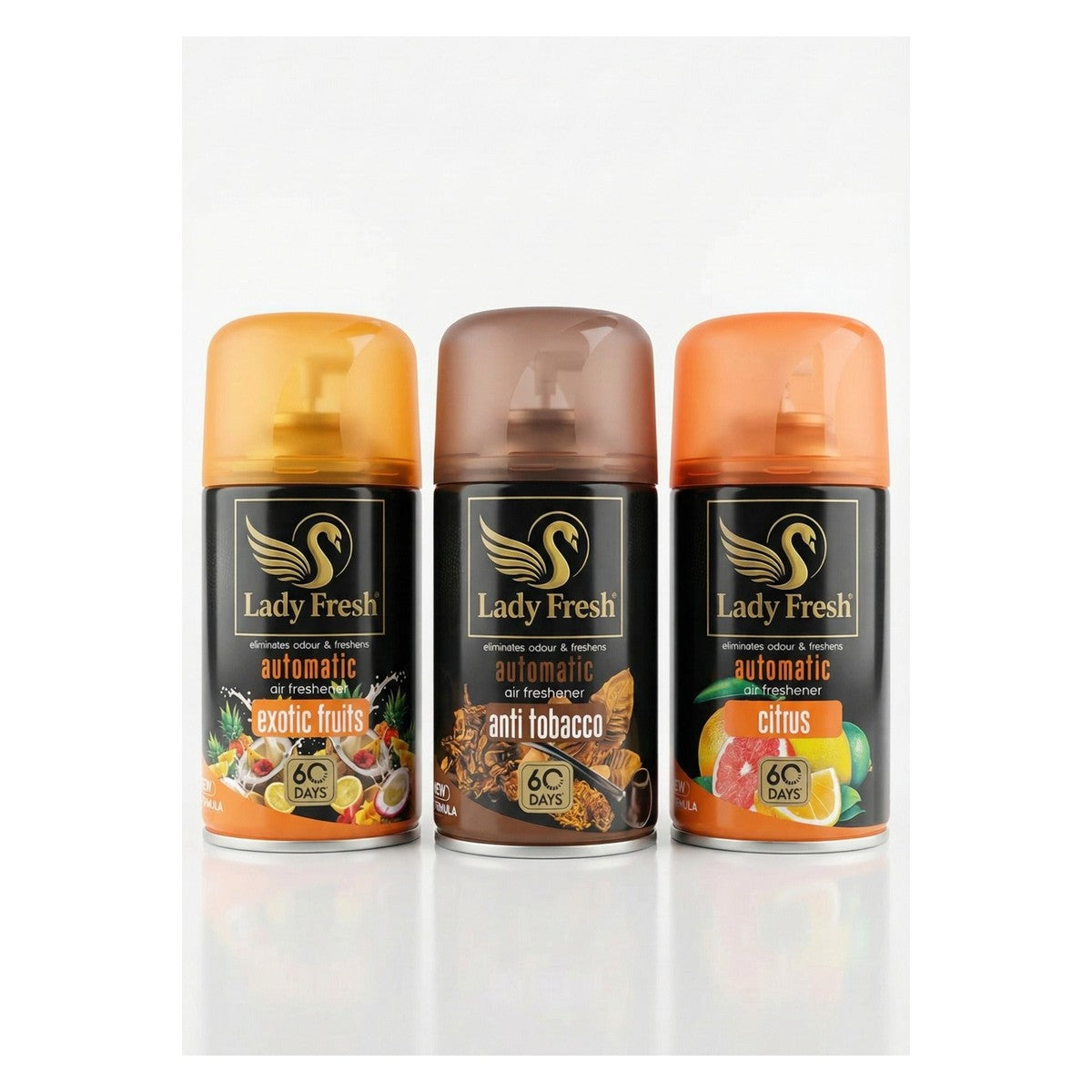 Automatic Room Fragrance Spray Refill 250ml x 3 pieces - Compatible with all machines