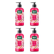 Japanese Cherry Blossom Scented Liquid Soap 500ml (Pack of 4)
