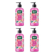 Rose Scented Liquid Soap 500ml (Pack of 4)