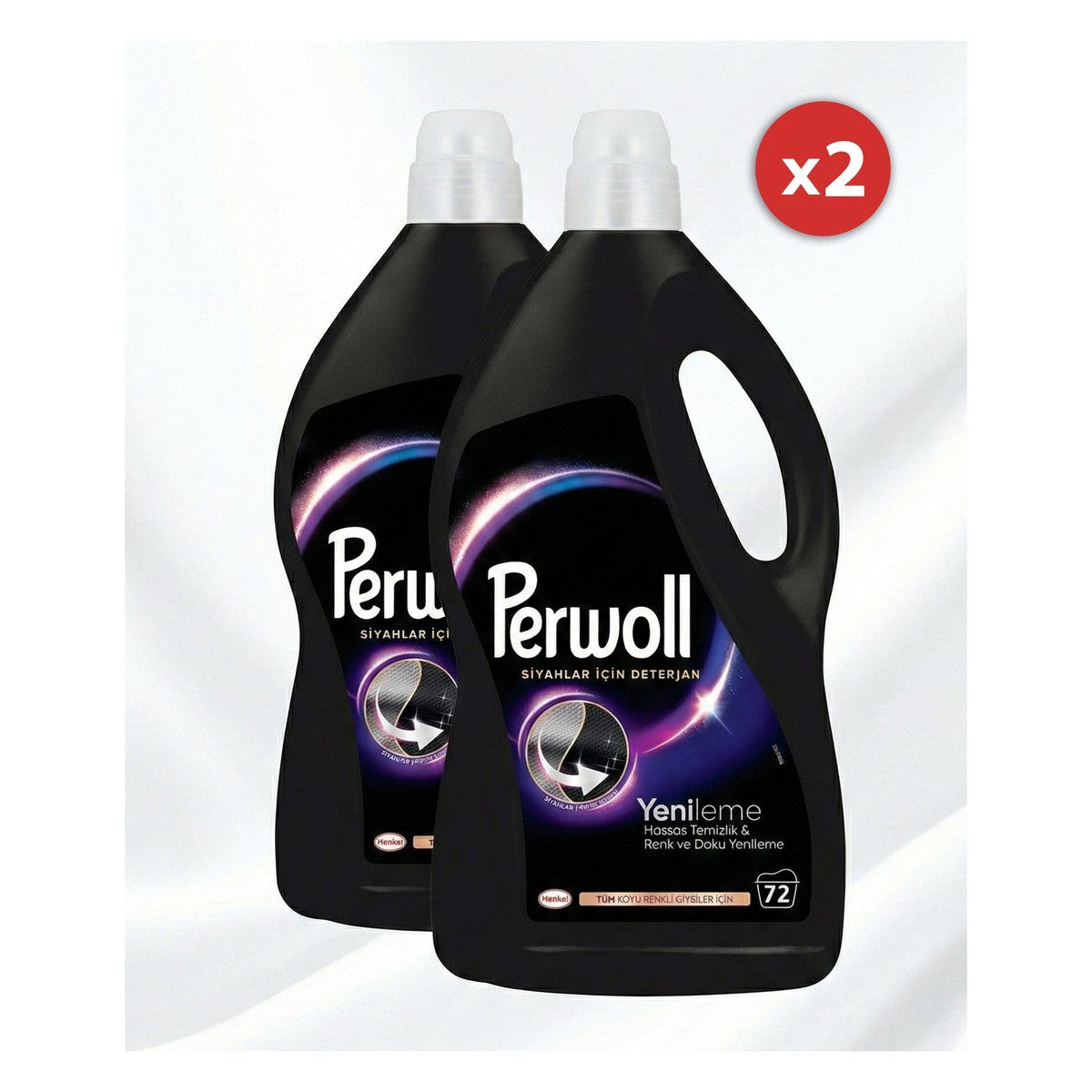 Liquid Detergent for Black Clothes - 72 Washes - 2 x 3.96 L