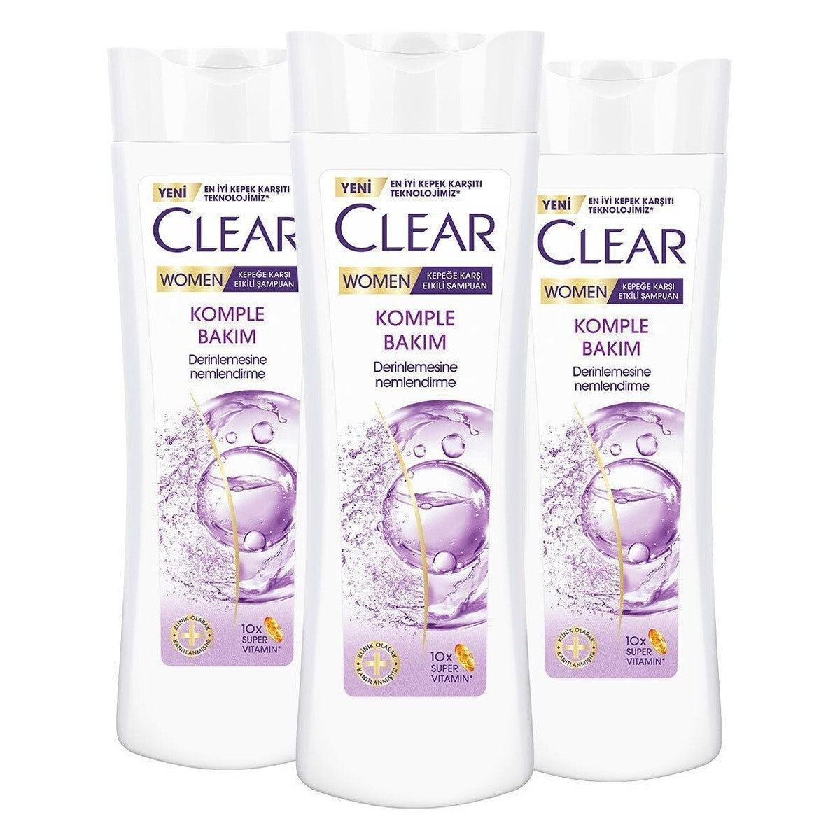 350 ml X3 Women Shampoo - Complete Care Effective Against Dandruff