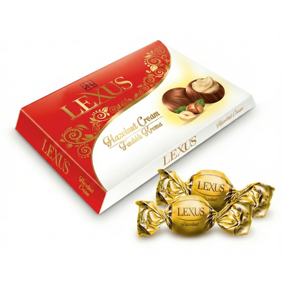 Compound Choco Filled With Hazelnut Cream 150g (12 Pieces) Gift box