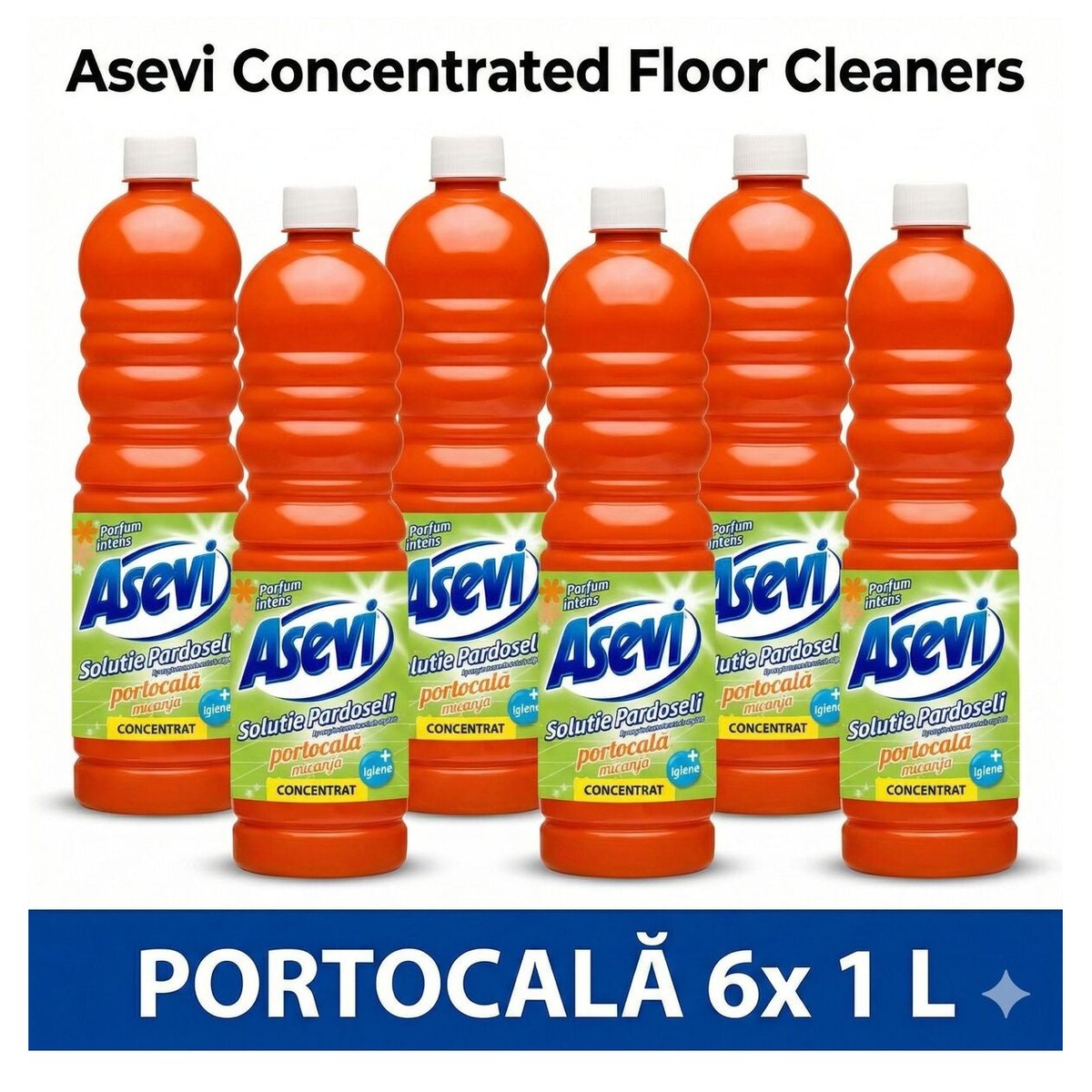 Orange Floor Cleaner 1L X6