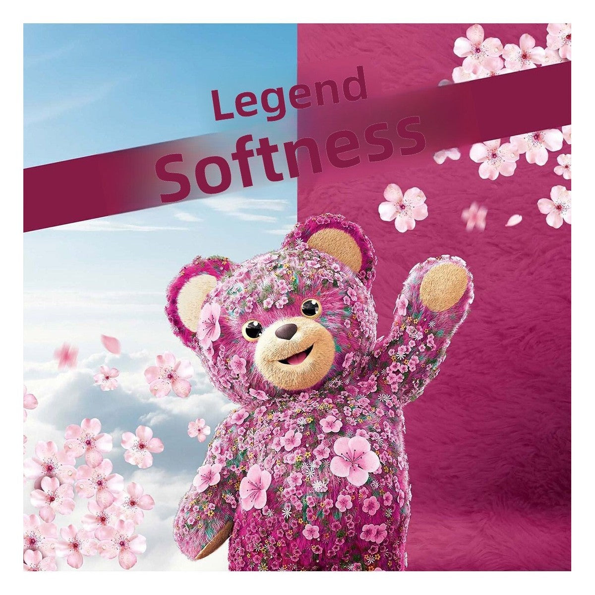 Extra Concentrated Fabric Softener Sakura 1440 ml 60 Washes X3