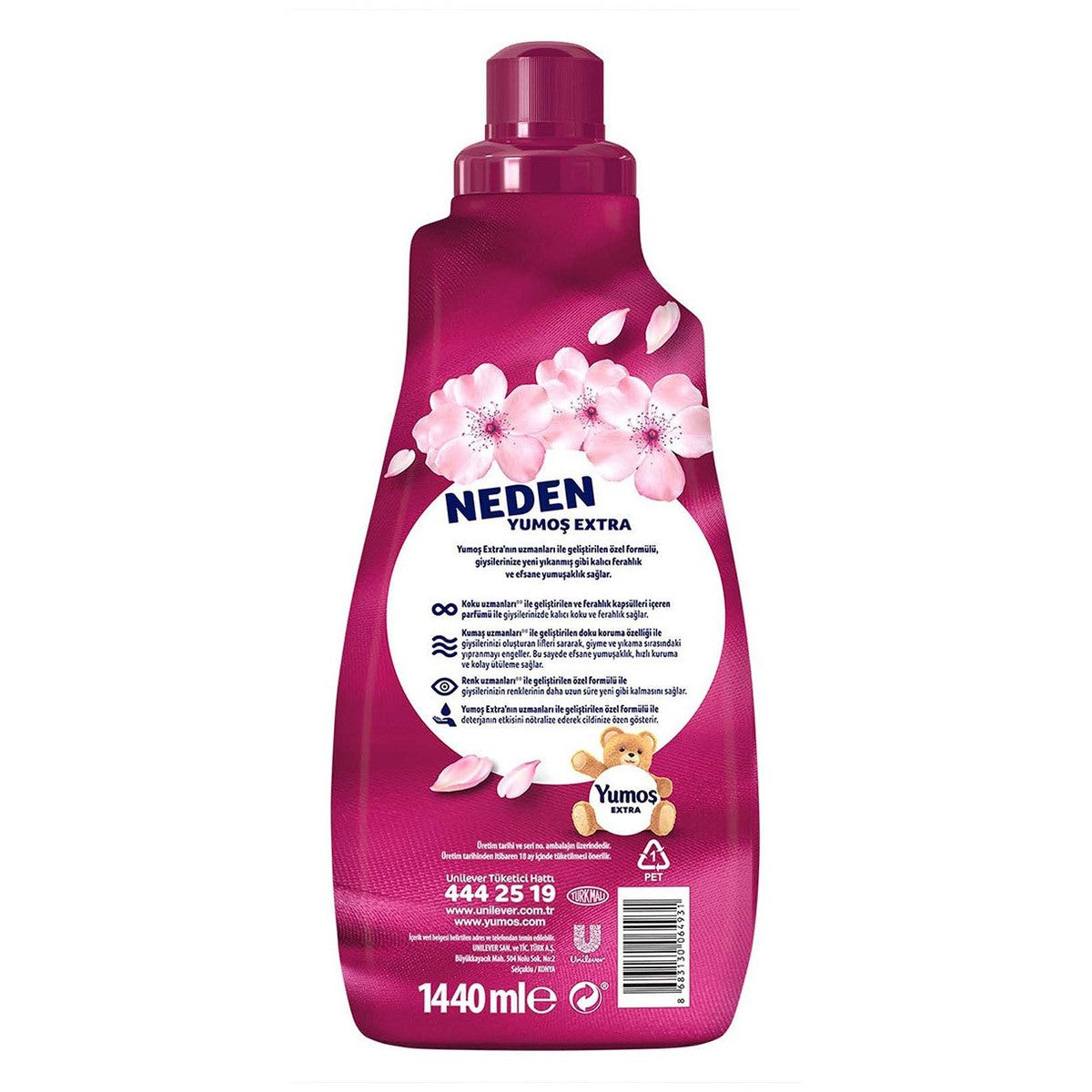 Extra Concentrated Fabric Softener Sakura 1440 ml 60 Washes X3