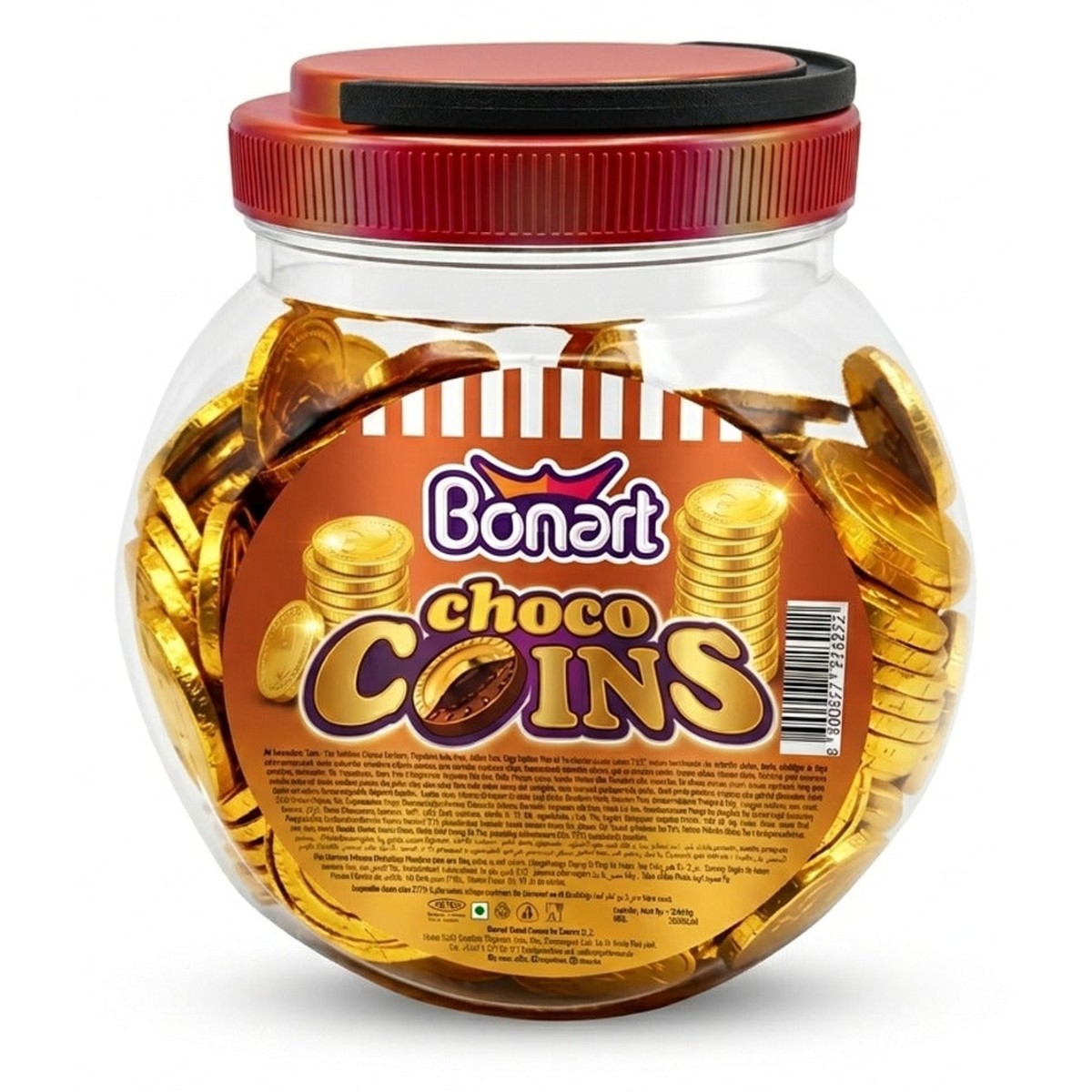 Bonart Choco Coin Chocolate Pet 1000g