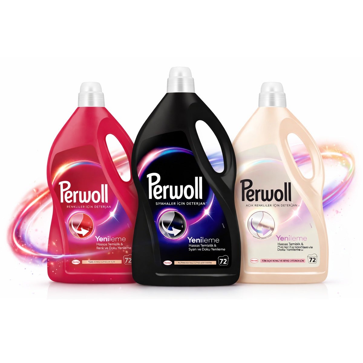 Liquid Detergent Black / Red / White - Promo Pack 3X 3.96L