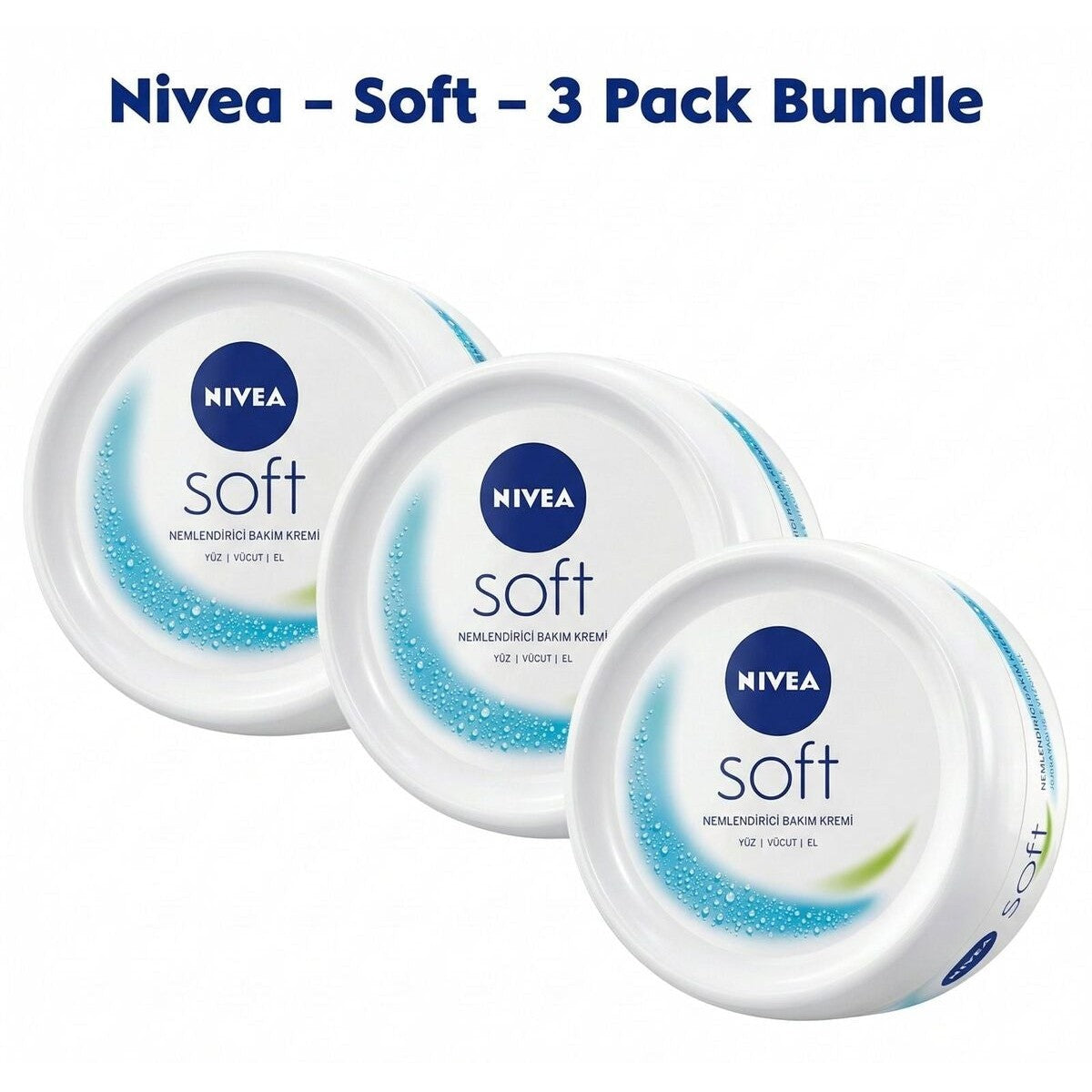 Creme Soft for Hand, Face and Body 300ml x 3 pcs