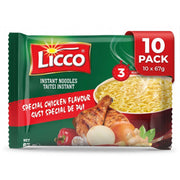 Licco Special Chicken Flavored Noodles 10-Pack Advantage Pack (10 x 67g)