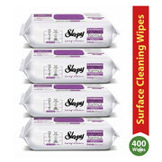 Easy Clean Surface Cleaning Wipes - Orchid Garden Scent, Mega Pack (4 x 100 Wipes)
