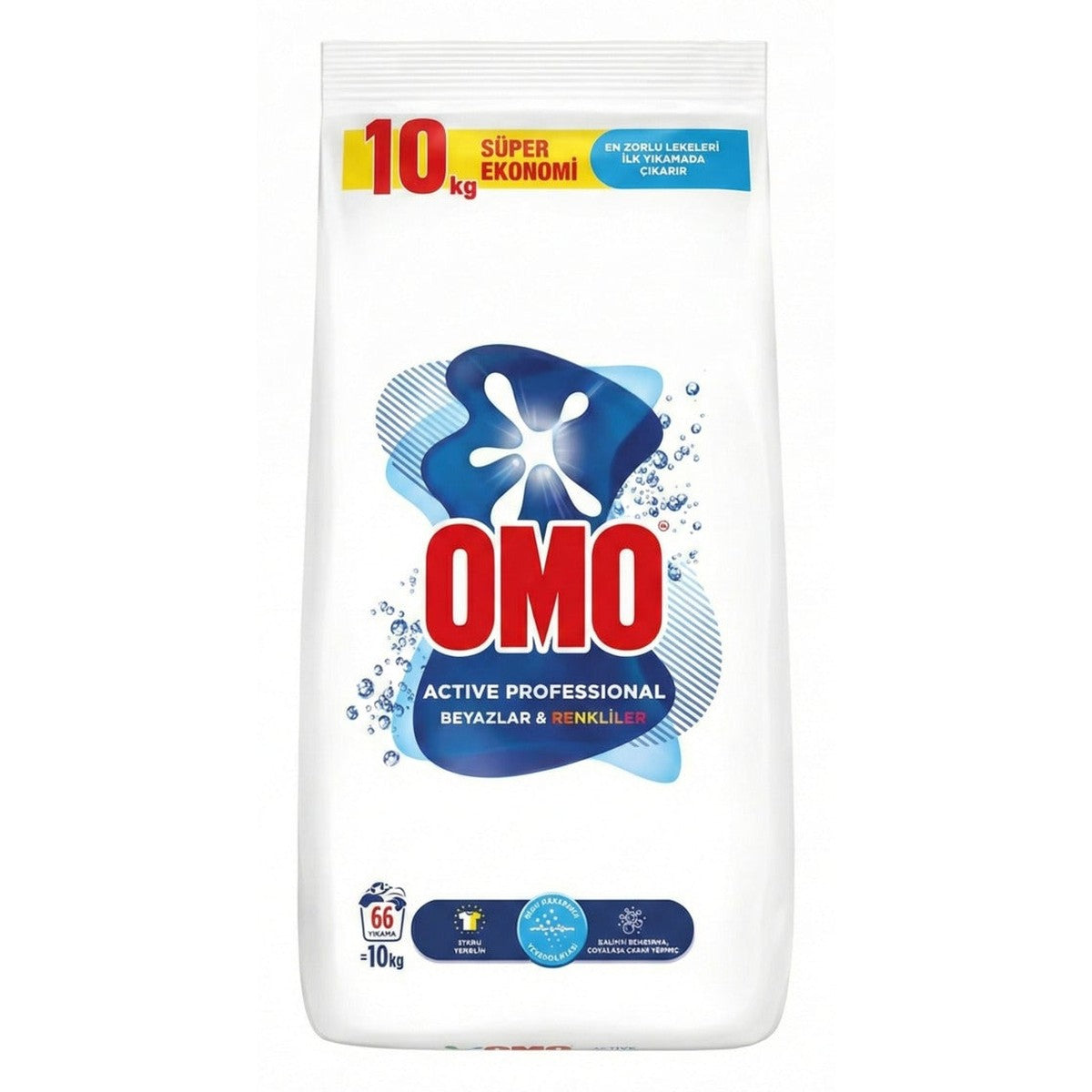 PROFESSIONAL Active Powder Laundry Detergent for Whites and Colors, 10 kg