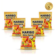 Golden Bears Fruity Mixed Flavor Chewing Gum - Multi-Pack (5x80G Pack)