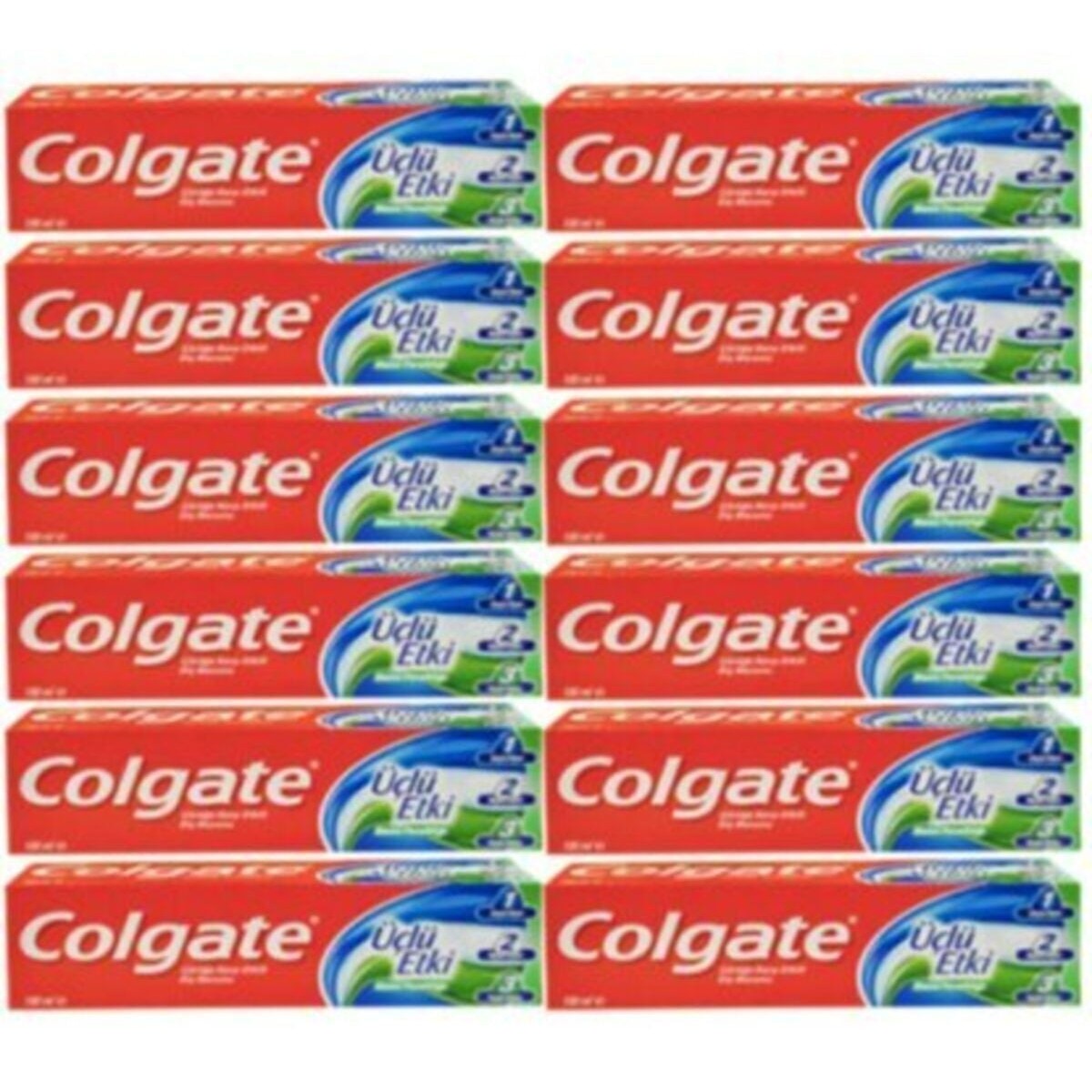 Triple Action Toothpaste (12 x 50ml) - 3-in-1 Whitening & Care