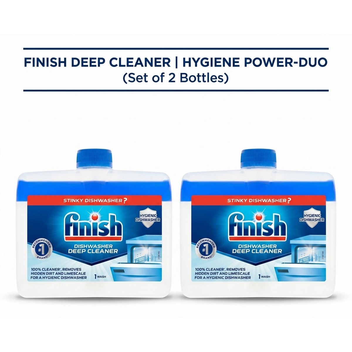 Pack 2 X Original Dishwasher Cleaner 250ml ( Total:500ml )