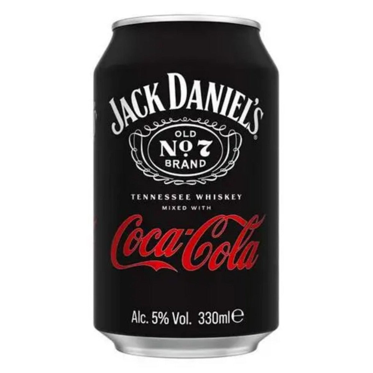 Jack Daniel's & Ready-to-Drink Cans, 5% ABV, 330ml (12 Pack)