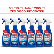 Bathroom Cleaner & Limescale Remover Spray, Multipack 6 x 650ml (Total 3900ml)