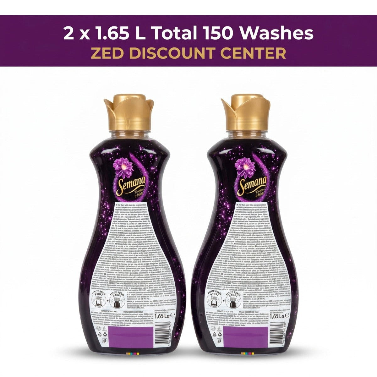 Purple Rain Fabric Conditioner 2x 1.65L (75 Washes x2)