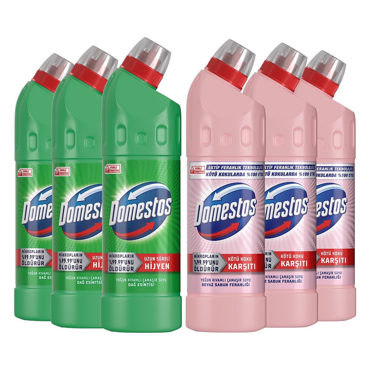 Bleach White Soap Freshness 3x 750 ml + Bleach Mountain Breeze 3x 750 ml