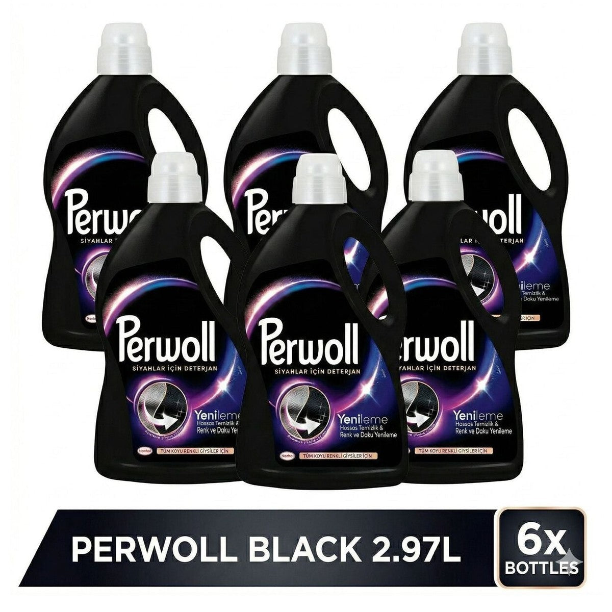 Black Liquid Laundry Detergent 6X 2.97L