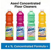 Orange Floor Cleaner 1L + Floor Wax Solution 1L + Pet Floor Cleaner 1L + Mio Floor Cleaner 1L