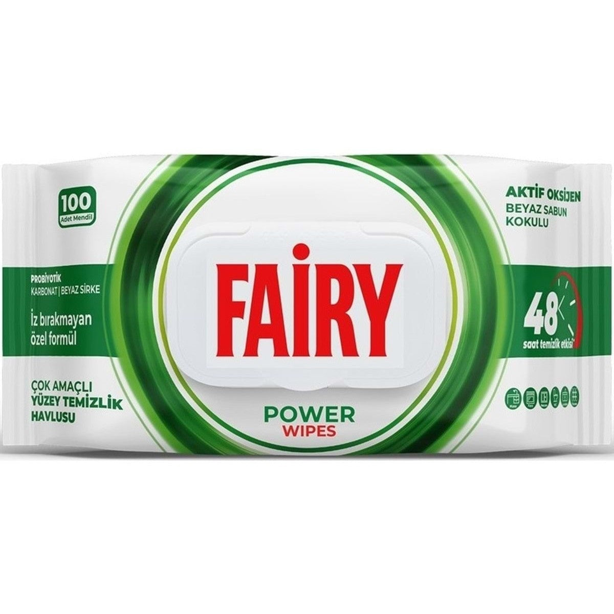 Surface Cleaning Towel Lemon Oil and Active Oxygen x4 pack (100 Wipes - Total 400 Sheets)