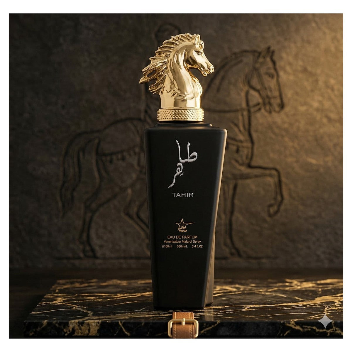 Set of 5 Oriental Perfumes 100ML - Qannas Black + Al Hamra + Al Maliki + Center Al Kanass + Tahir